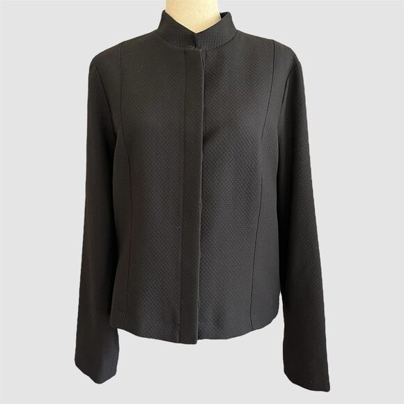 J. McLaughlin Structured Jacket Size 14 Minimalist Capsule Old Money Made in USA - Picture 1 of 11